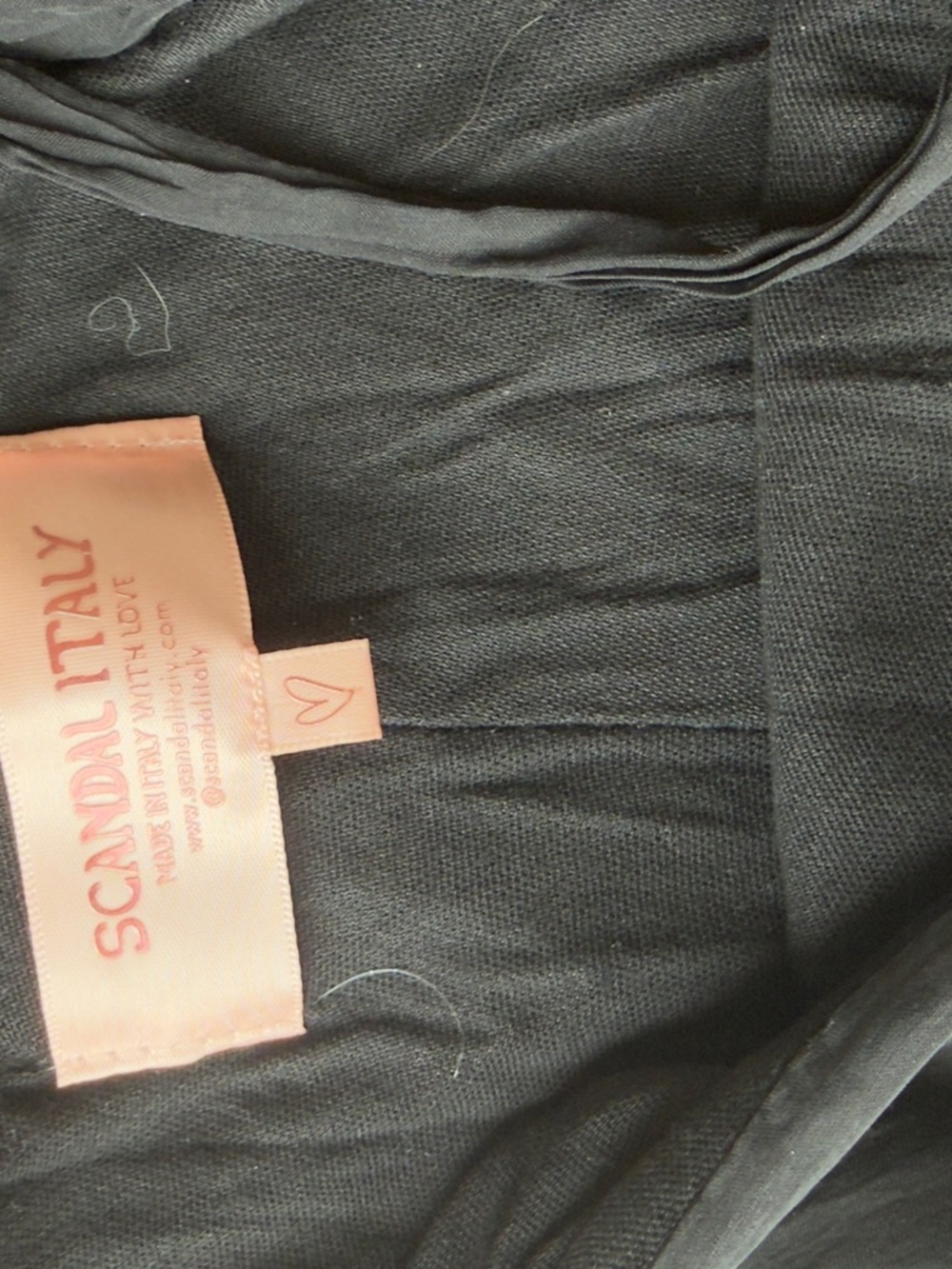 Scandal Italy Nova Black Tie-Shoulder Dress - Picture 4 of 5
